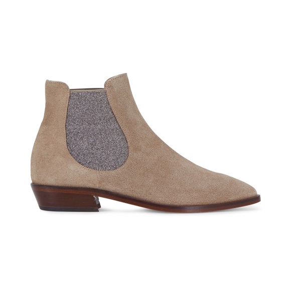 AGL Taupe Suede Chelsea Ankle Boots - 36 - Picture 1 of 9